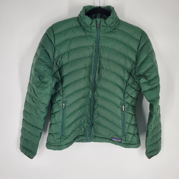 Patagonia Jackets & Coats Patagonia Womens Green Down Sweater